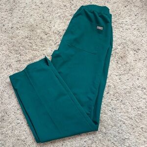 Figs green Straight Leg scrub Pants